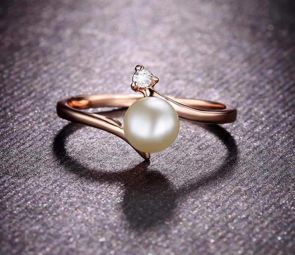 Tiny Rhinestones Accent Rings