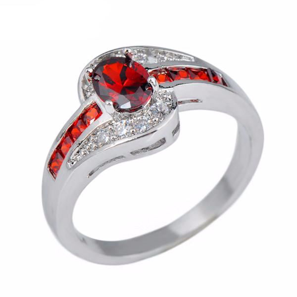Red Oval Ring