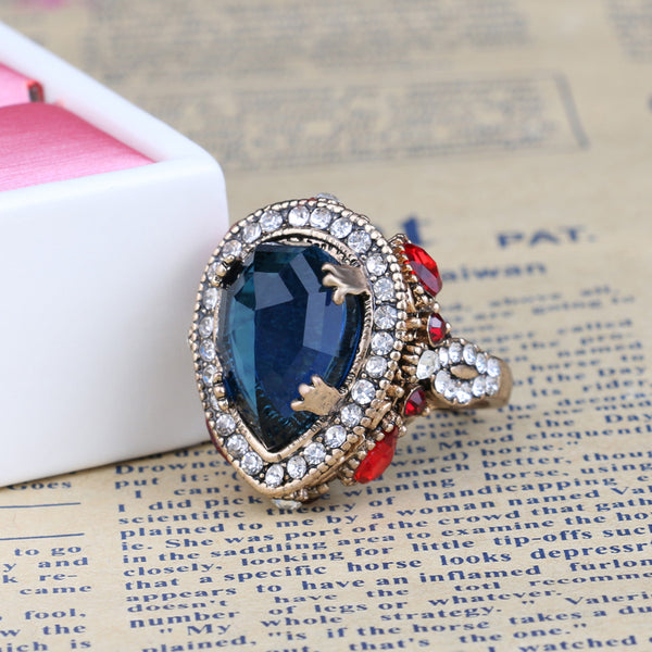 Red Crystal  Antique