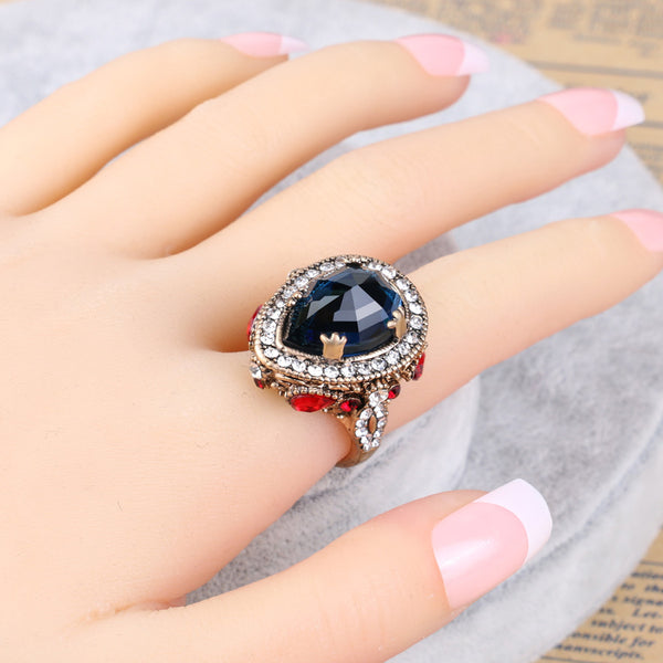 Red Crystal  Antique