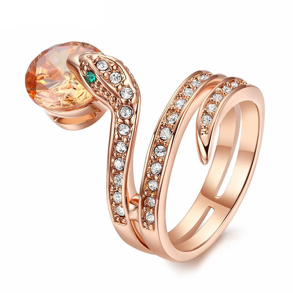 Snake Show Bead Ring