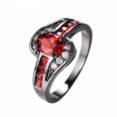 Red Oval Ring