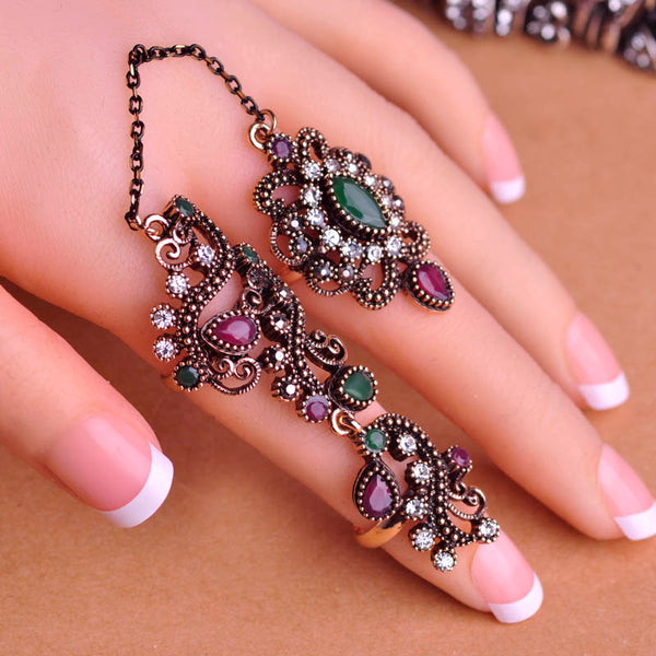 Turkish Two Finger Rings