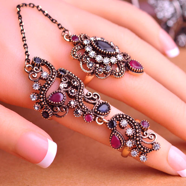 Turkish Two Finger Rings