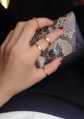 Titanium Steel Rose Gold Ring