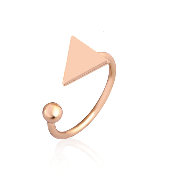 Triangle Ring Punk Jewelry