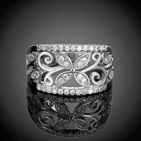 Bele Rose Gold Flower Ring