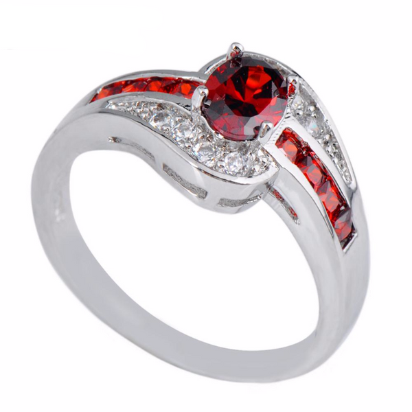 Red Oval Ring
