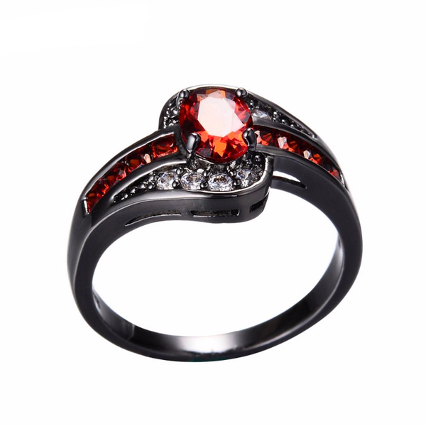 Red Oval Ring