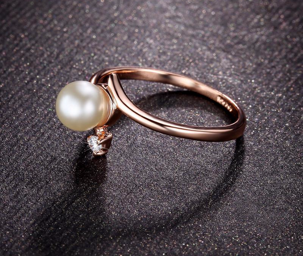 Tiny Rhinestones Accent Rings