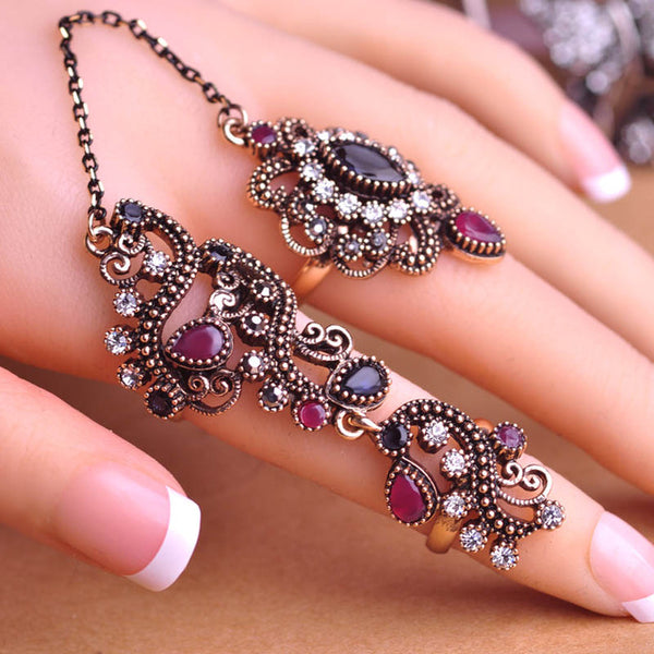 Turkish Two Finger Rings